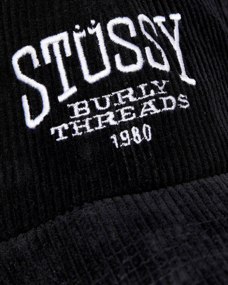 Stussy Burly Threads Cord Low Pro Cap for Mens