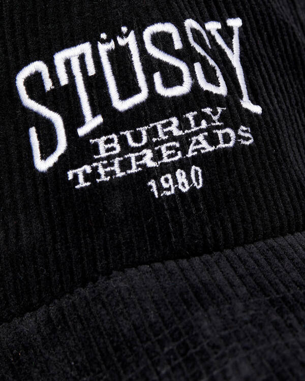 Stussy Burly Threads Cord Low Pro Cap for Mens