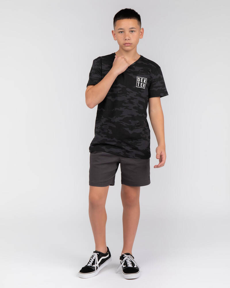 Dexter Boys Camo Puncture T-Shirt for Mens