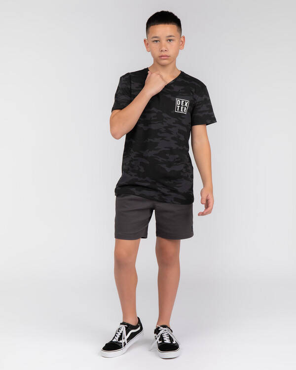 Dexter Boys Camo Puncture T-Shirt for Mens