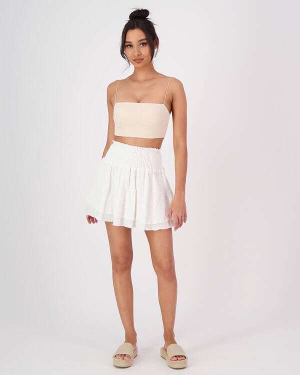 Mooloola Ashlee Rib Crop Top for Womens