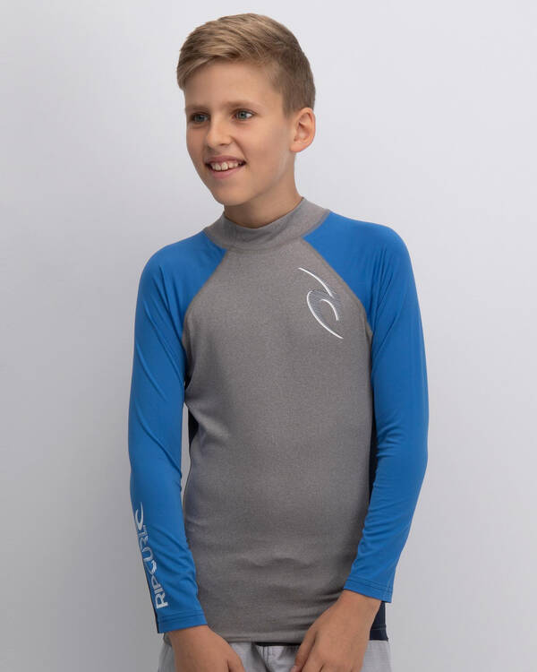 Rip Curl Wave L/s Rash Vest for Mens