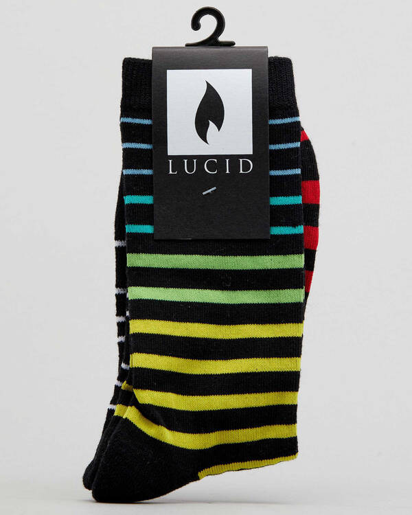Lucid Rainbow Road Socks for Mens