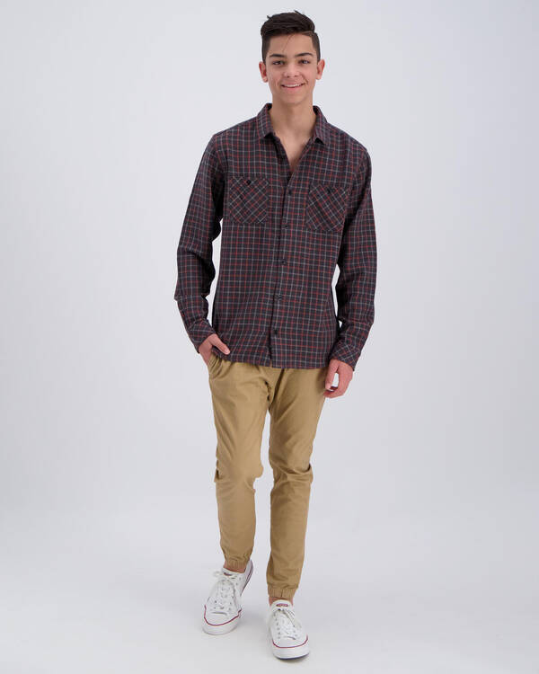 Quiksilver Boys Damagen Long Sleeve Shirt for Mens