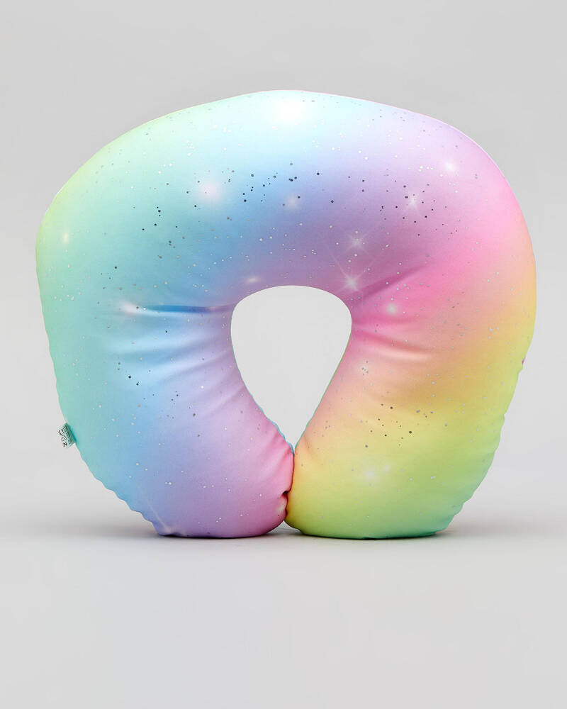 Mooloola Rainbow Dash Neck Travel Pillow for Womens