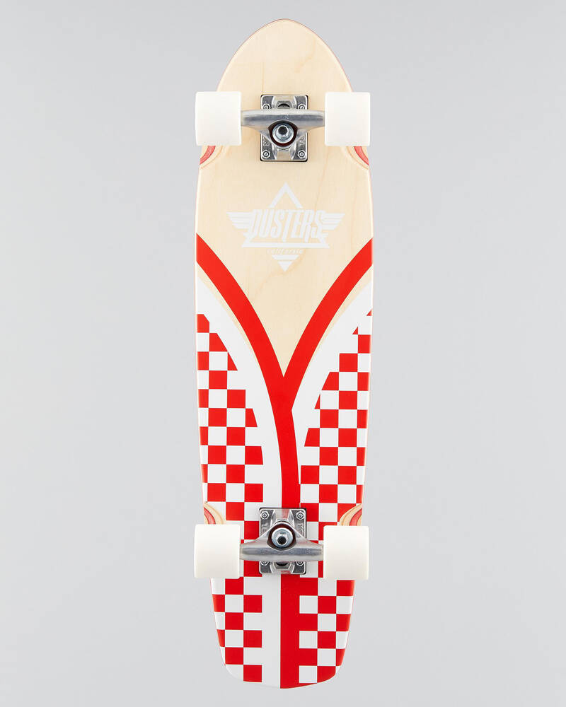 Dusters California Flashback Checker 29.5" Cruiser Skateboard for Unisex