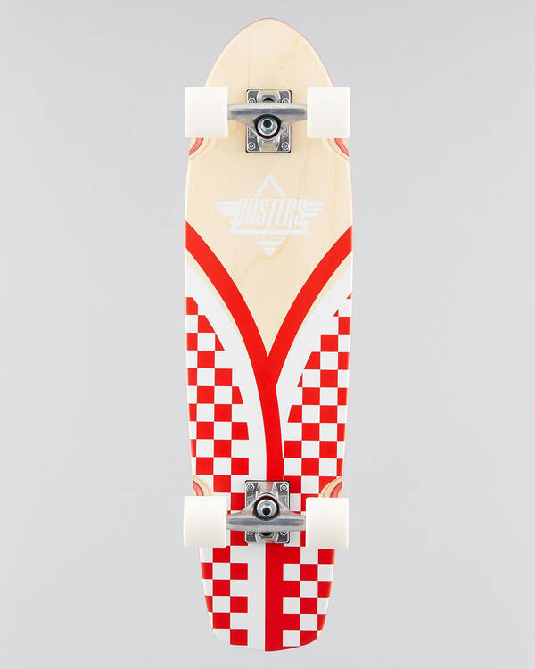 Dusters California Flashback Checker 29.5" Cruiser Skateboard for Unisex