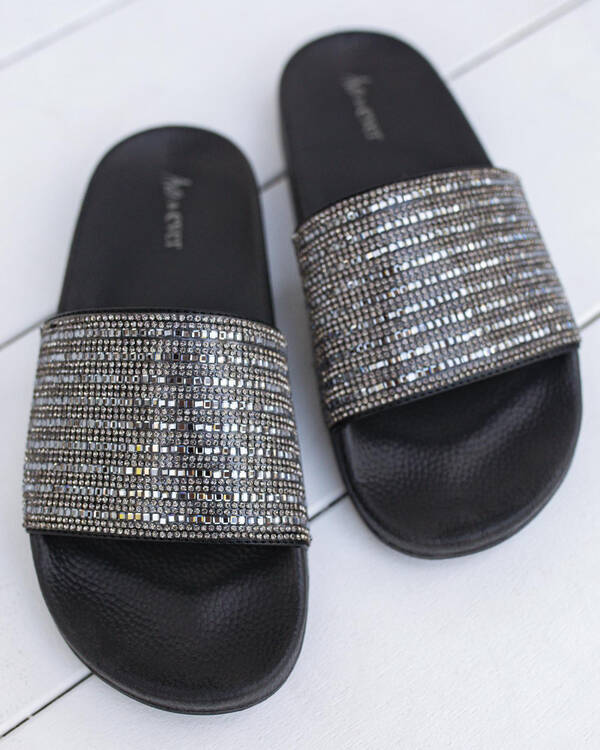 Ava And Ever Dazzle Slide Sandals for Womens