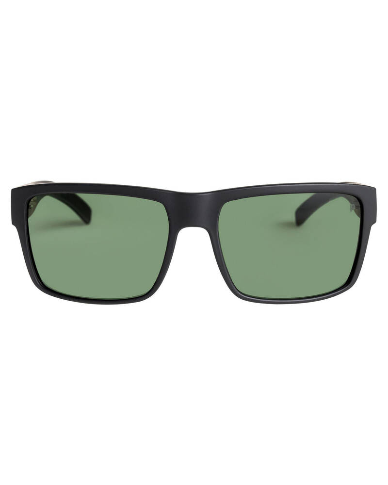 Quiksilver Ridgemont Matte Black Polarized Sunglasses for Mens