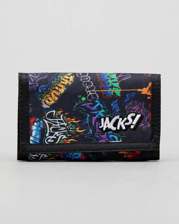 Jacks Dome Hook and Loop Wallet for Mens