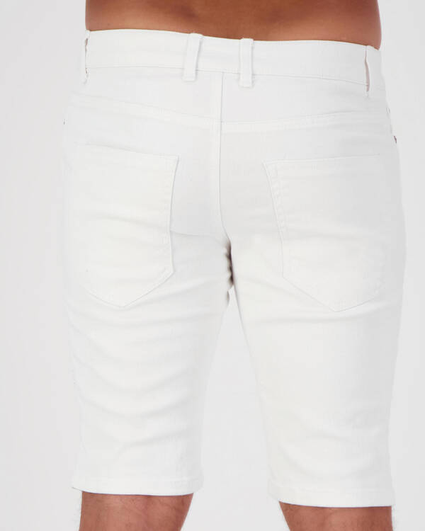 Lucid Grid Denim Shorts for Mens
