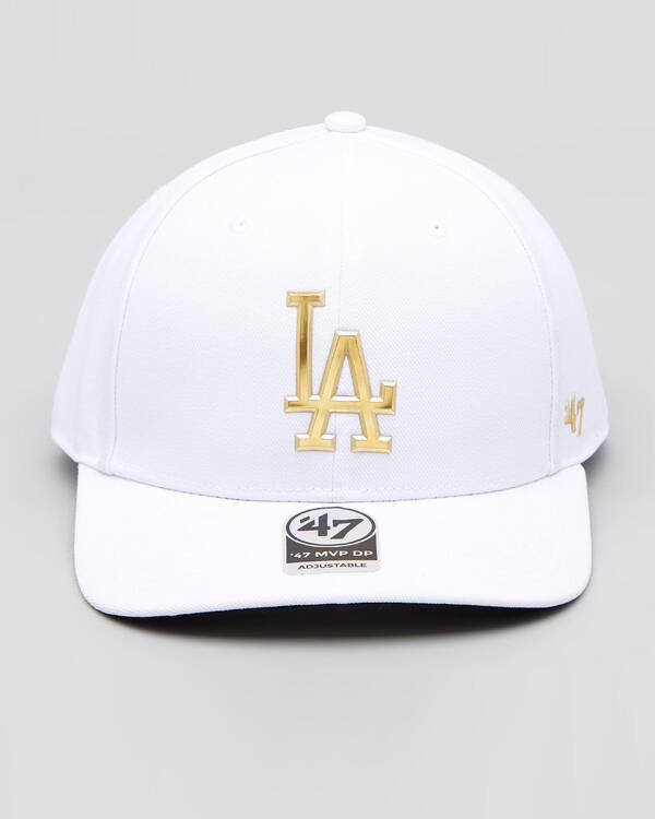 Forty Seven Los Angeles Dodgers Caster Chrome Snapback Cap for Mens