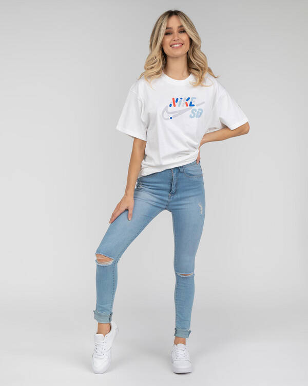 Nike Yoon Air Logo T-Shirt for Womens