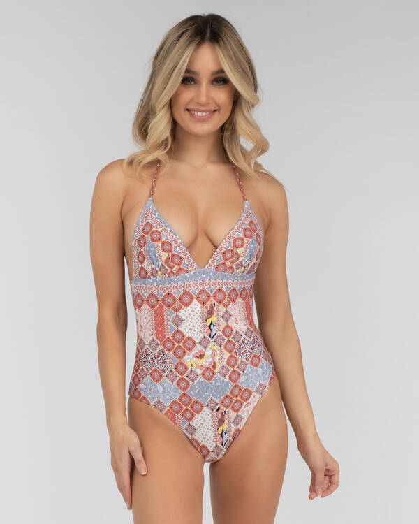 Rusty Casa Marina Reversible One Piece Swimsuit for Womens