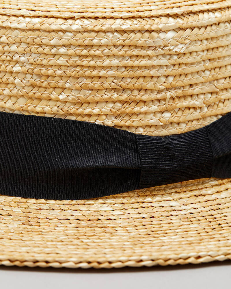 Mooloola Summer Boater Hat for Womens