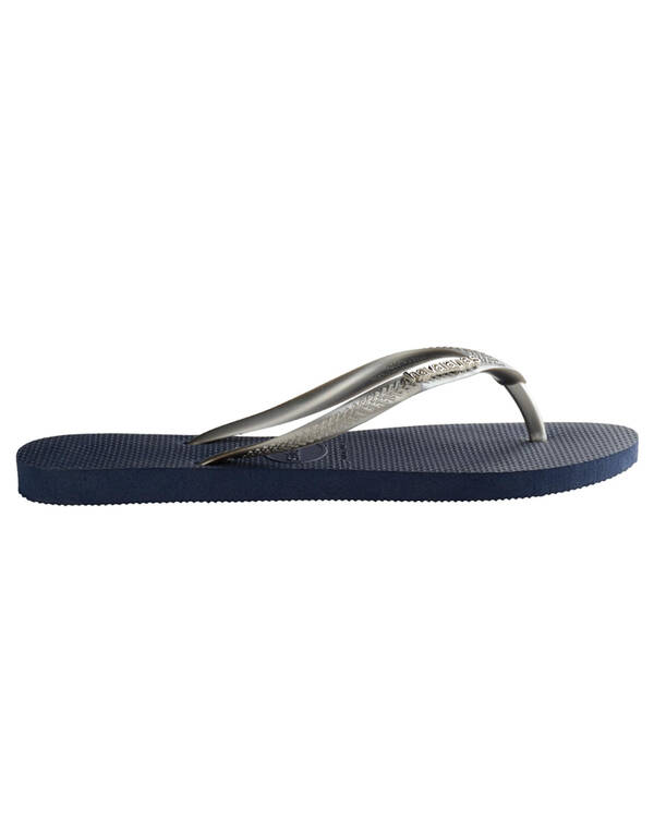 Havaianas Slim Metal Logo Thongs for Womens