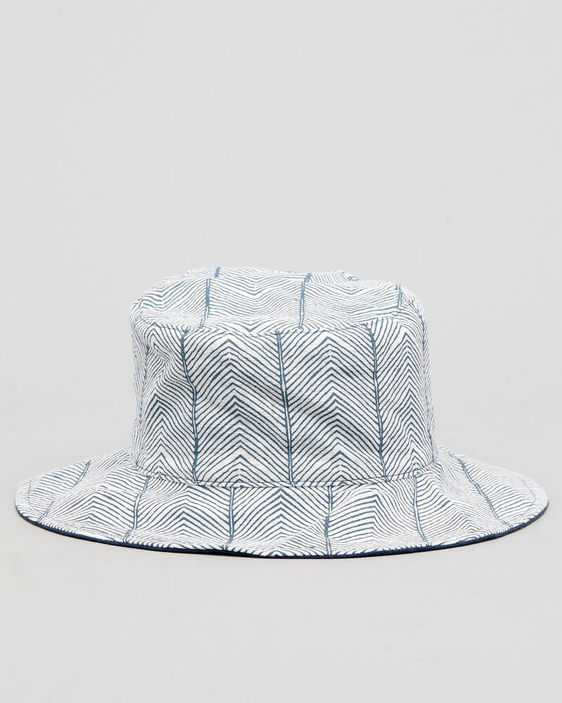Rip Curl Navy Beach Reversible Bucket Hat for Womens