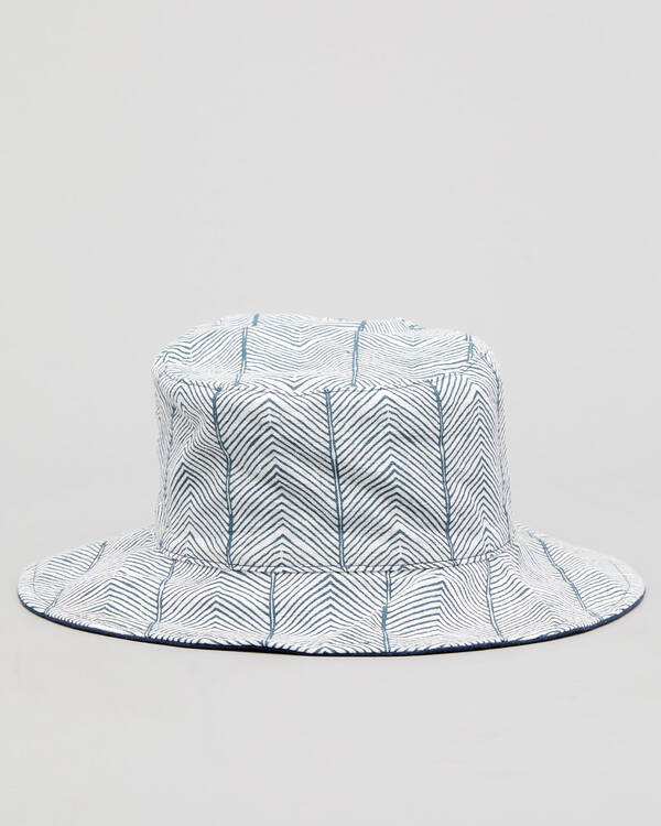Rip Curl Navy Beach Reversible Bucket Hat for Womens