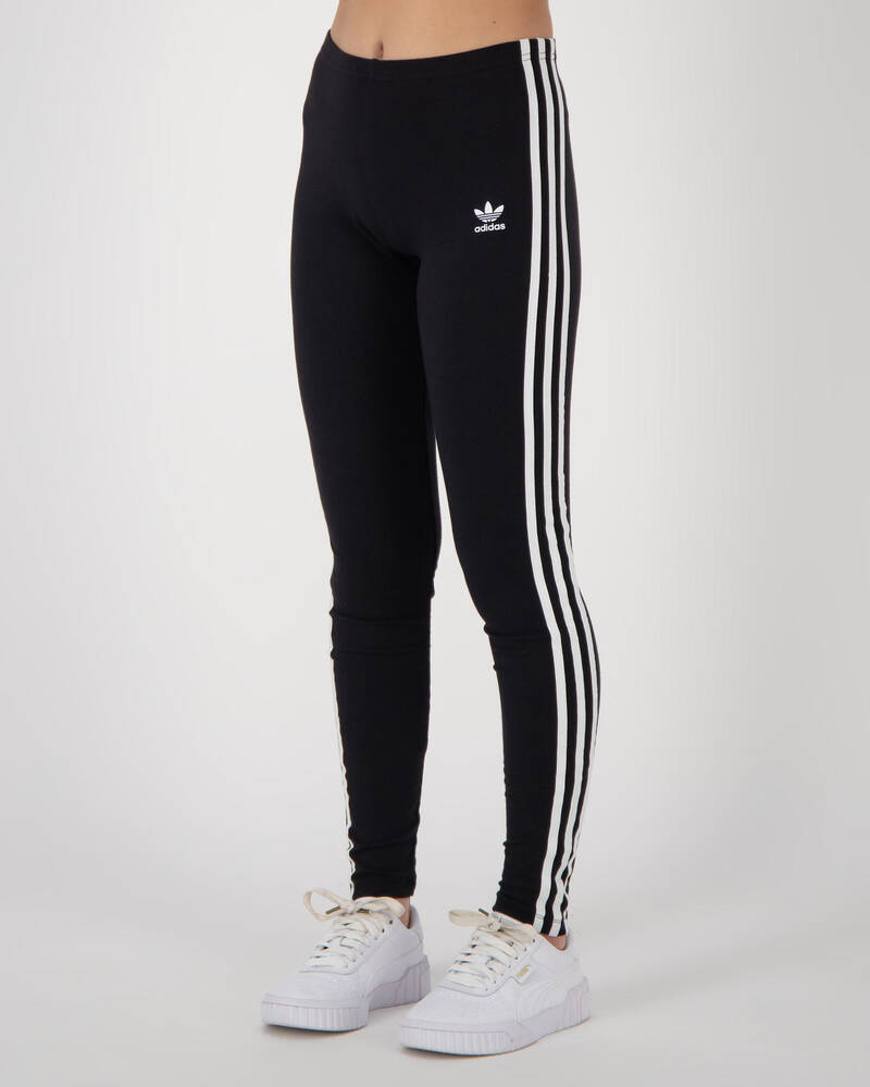 Adidas Girls' 3 Stripe Leggings for Womens