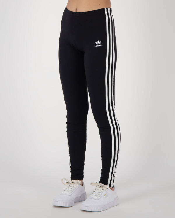 Adidas Girls' 3 Stripe Leggings for Womens