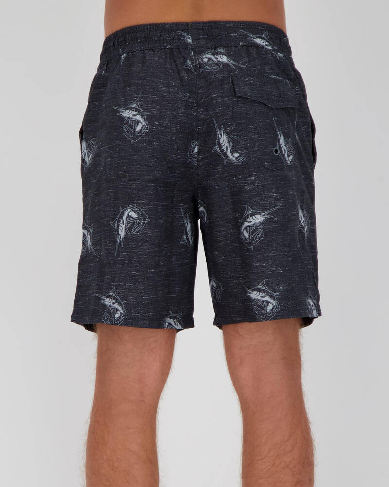 Salty Life Pictorial Board Shorts for Mens