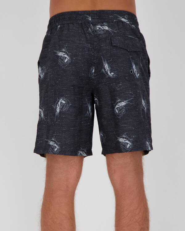 Salty Life Pictorial Board Shorts for Mens