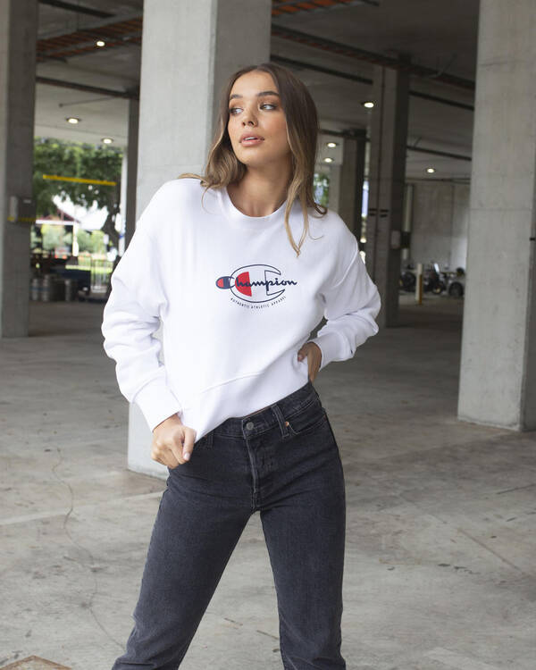 Champion Sporty Sweatshirt for Womens