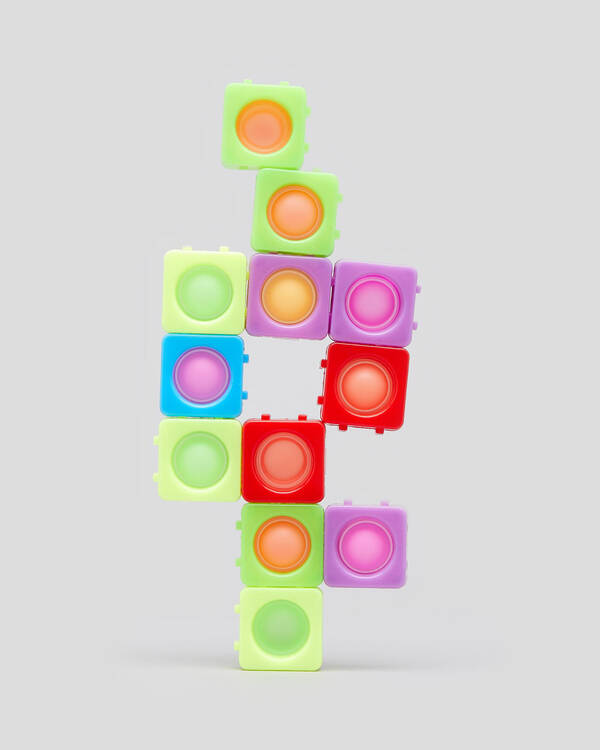Get It Now Building Block 12 Pop It Toy for Unisex