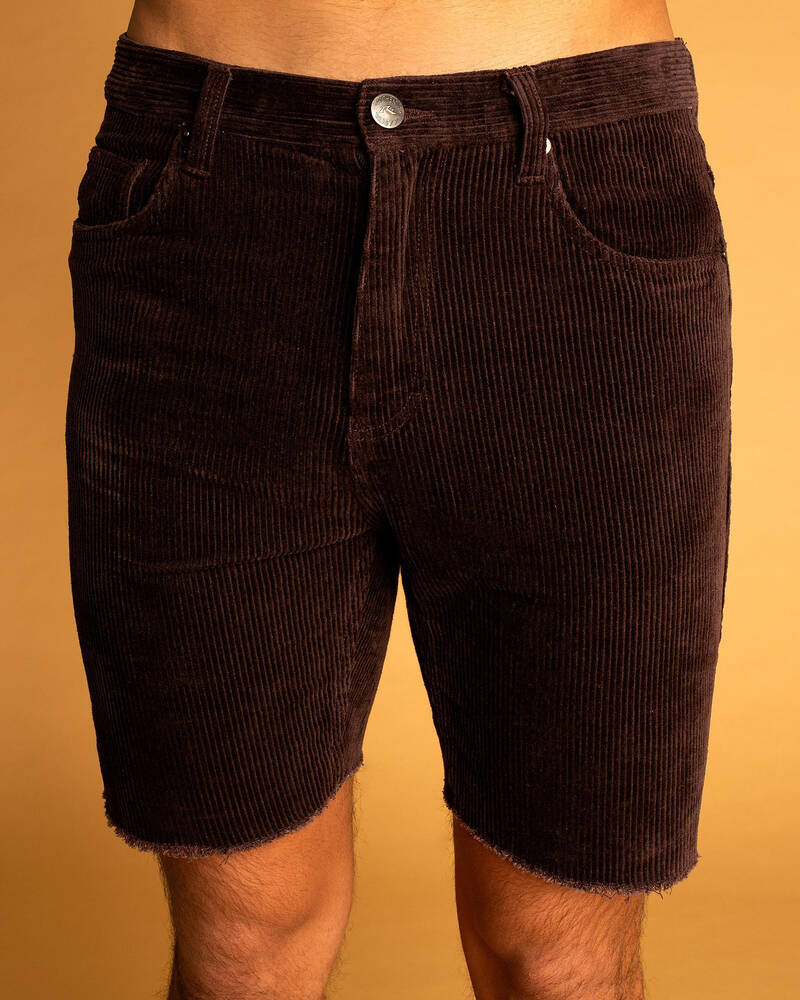 Rusty Riffer Cord Short for Mens