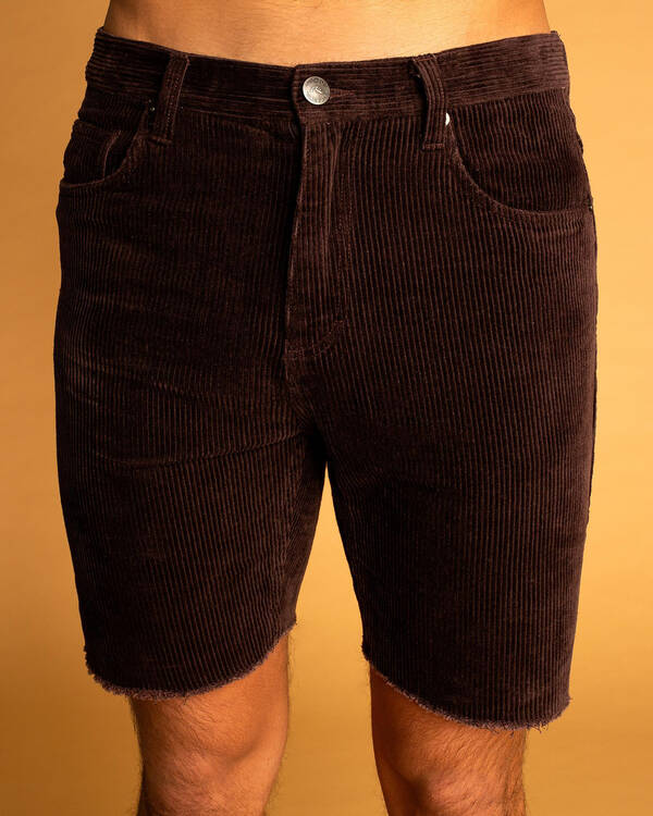 Rusty Riffer Cord Short for Mens
