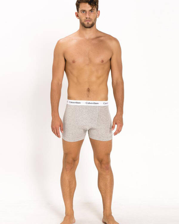 Calvin Klein Cotton Stretch 3pk Trunks for Mens