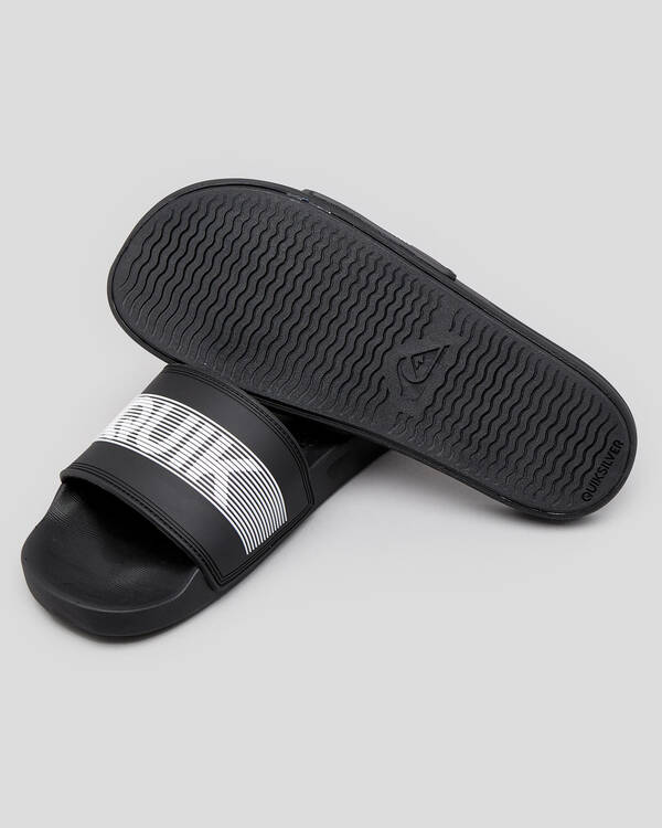 Quiksilver Rivi Wordmark Slides for Mens