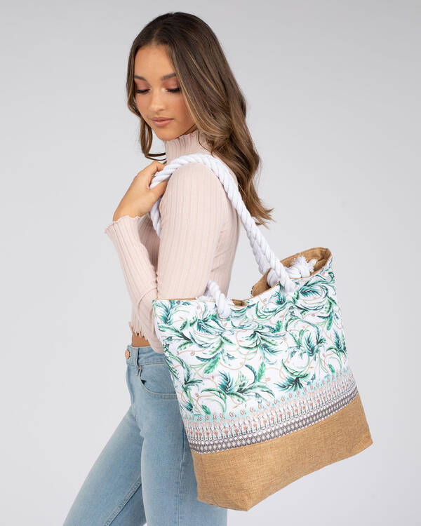 Mooloola Cali Palm Beach Bag for Womens