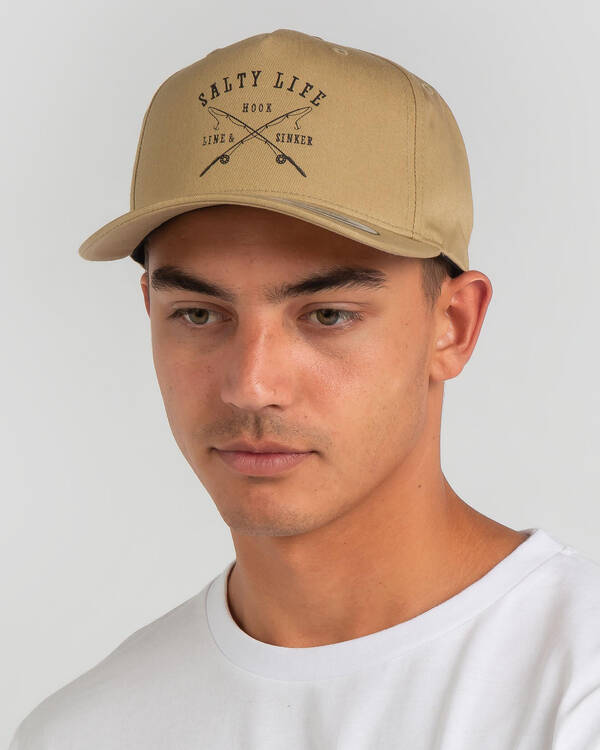 Salty Life Sinker Snapback Cap for Mens
