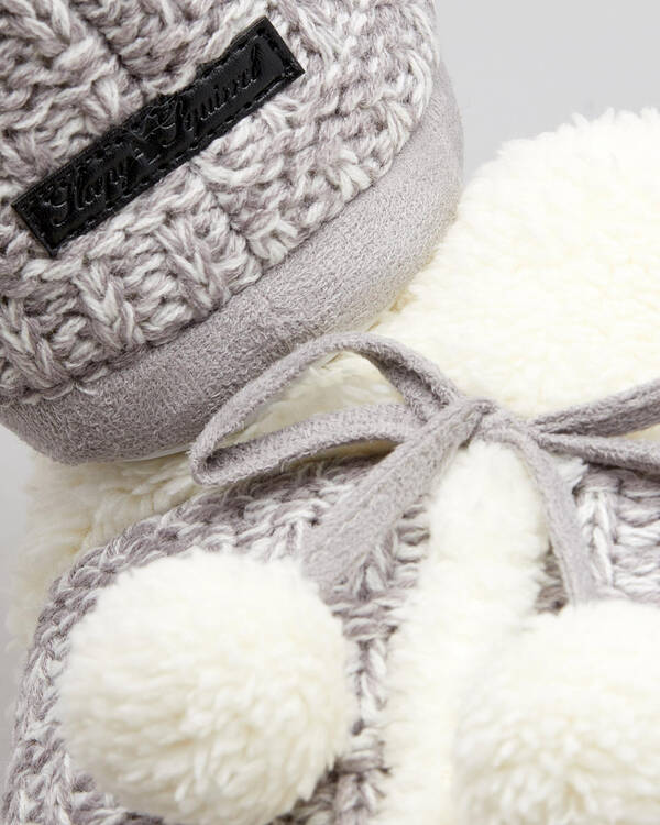 Sleepy Squirrel Holly Slipper Boots for Womens