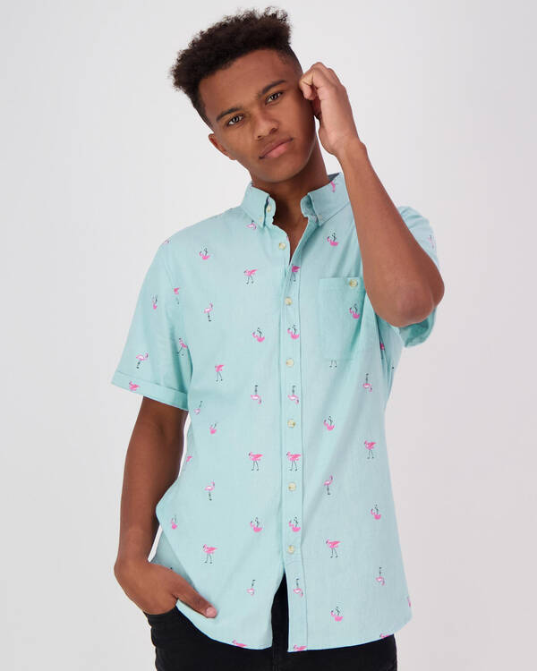 Lucid Tropical Short Sleeve Shirt for Mens