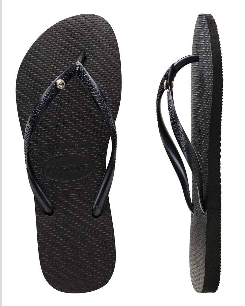Havaianas Slim Crystal Thongs for Womens
