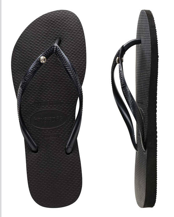 Havaianas Slim Crystal Thongs for Womens