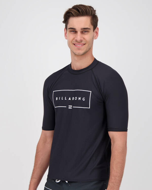 Billabong Union Short Sleeve Rash Vest for Mens