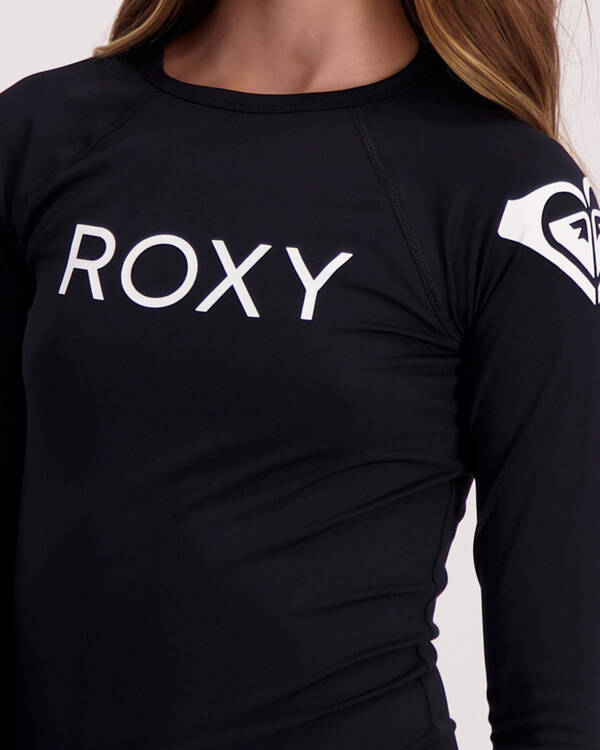 Roxy Girls Funny Waves Long Sleeve Rash Vest for Womens
