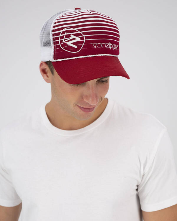 VonZipper Moby Coloured Lines Trucker Cap for Mens