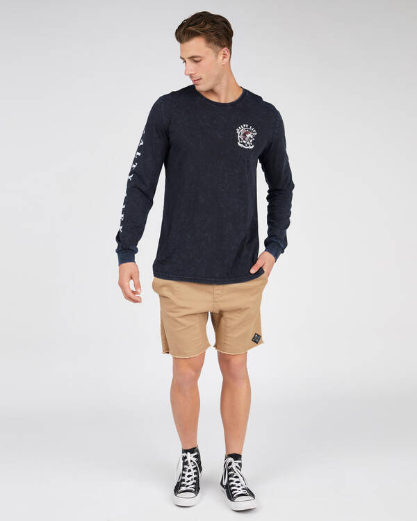 Salty Life Castaway Long Sleeve T-shirt for Mens