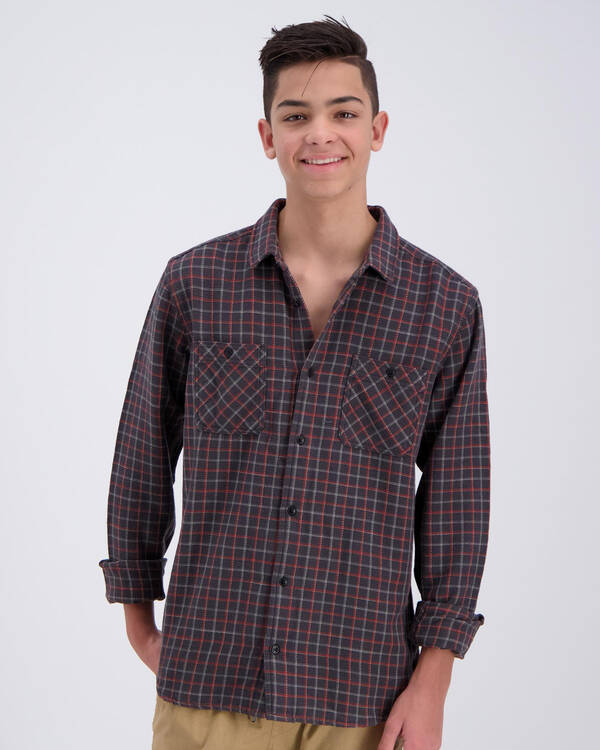 Quiksilver Boys Damagen Long Sleeve Shirt for Mens