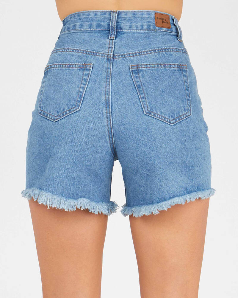 Country Denim Monet Shorts for Womens