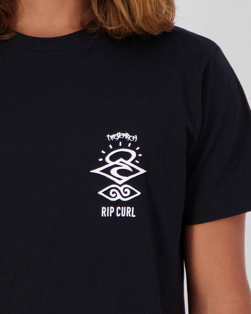 Rip Curl Search Logo SS Rash Vest for Mens