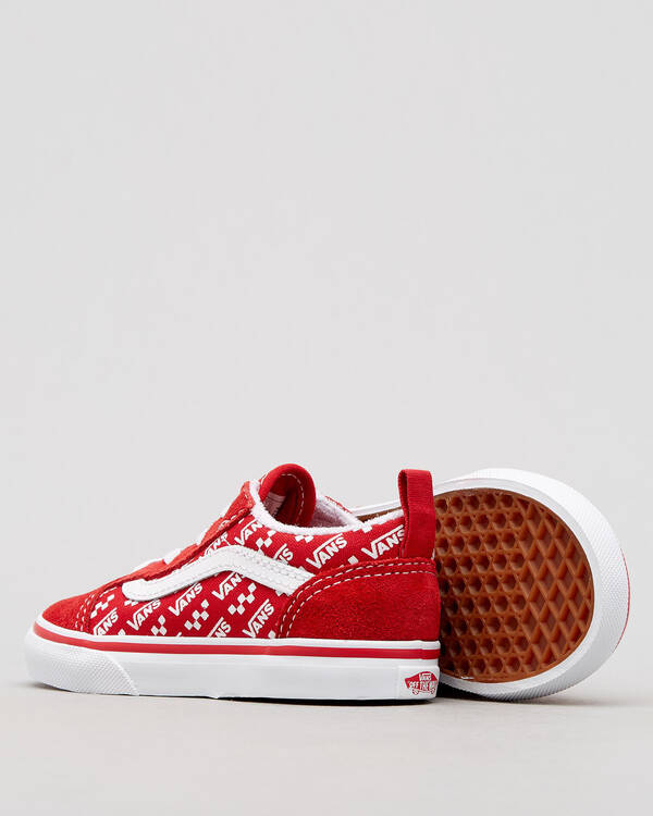 Vans Toddlers' Old Skool Elastic Lace Logo Shoes for Mens
