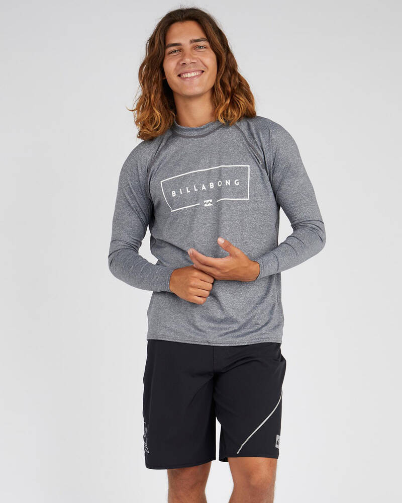 Billabong Union Long Sleeve Rash Vest for Mens