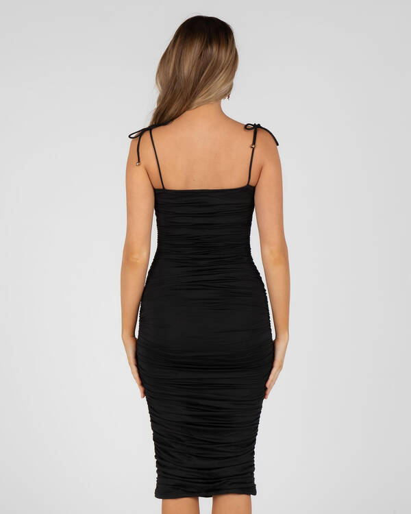 Here Comes The Sun Salsa Midi Dress for Womens