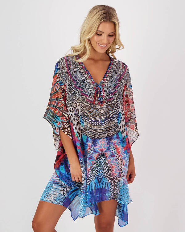 Kaiami Jungle Kaftan Beach Cover for Womens