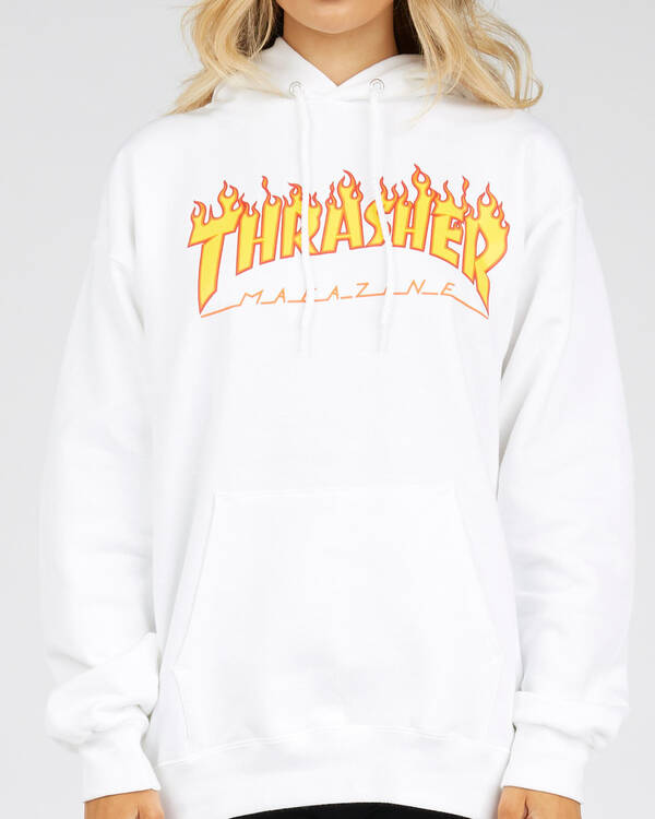 Thrasher Flame Hoodie for Womens